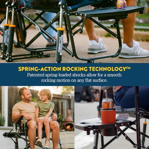 GCI Outdoor Freestyle Rocker Portable Folding Rocking Chair, Outdoor Camping ...