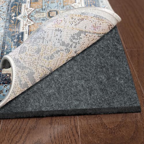 Waterproof Rug Pad, 5x8 ft Area Rug Non-Slip Carpet Pad, 1/4" Thick Non-...