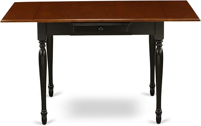 East West Furniture MZDA5-BCH-W 5 Piece Dining Room Furniture Set Includes a ...