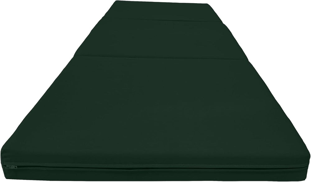 D&D Futon Furniture Trifold Foam Beds, Floor Tri-Fold Bed, Foldable Shiki...