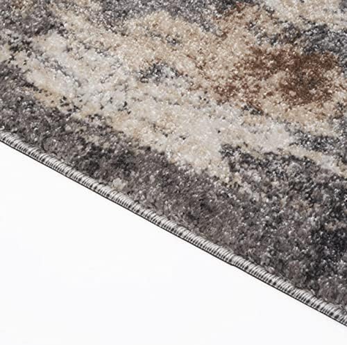 LUXE WEAVERS Modern Abstract Area Rug Gray 8x10