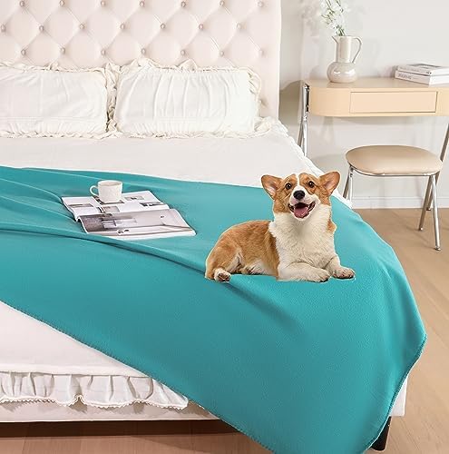 CAI TENG Fleece Throw Blankets Lightweight Warm Soft Cozy Pet-Friendly Bulk F...