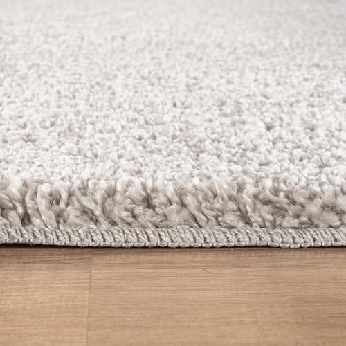 Area Rug 20 in x 30 in Door Mat, 20 in x 48 in Runner 2 Pieces Set Gray Washa...