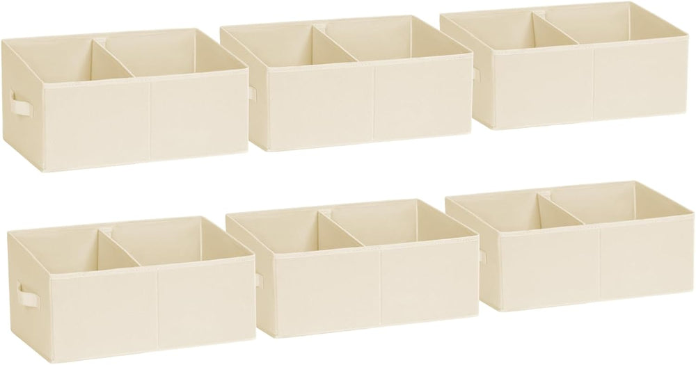 DIMJ Closet Storage Bins, 6 Pack Storage Baskets