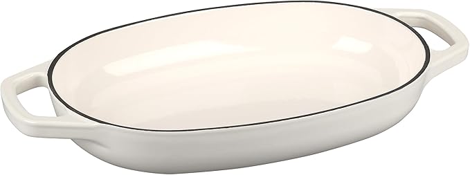 EDGING CASTING Enameled Cast Iron Oval Dutch Oven Pot