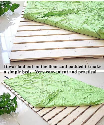 Foldable Floor Bed Frame for Japanese Futon Mattress Twin Size