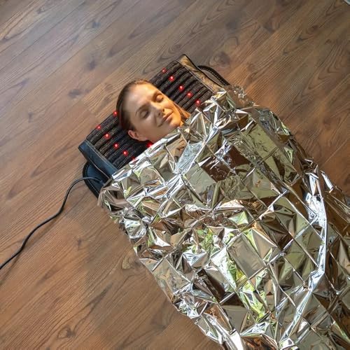 HealthyLine Emergency Mylar Thermal Sleeping Blanket, 50-Pack