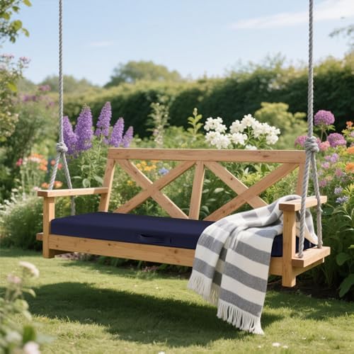 SHACOS Outdoor Bench Cushions 54 x 16 x 3.2 Inch Thick Bench Cushion