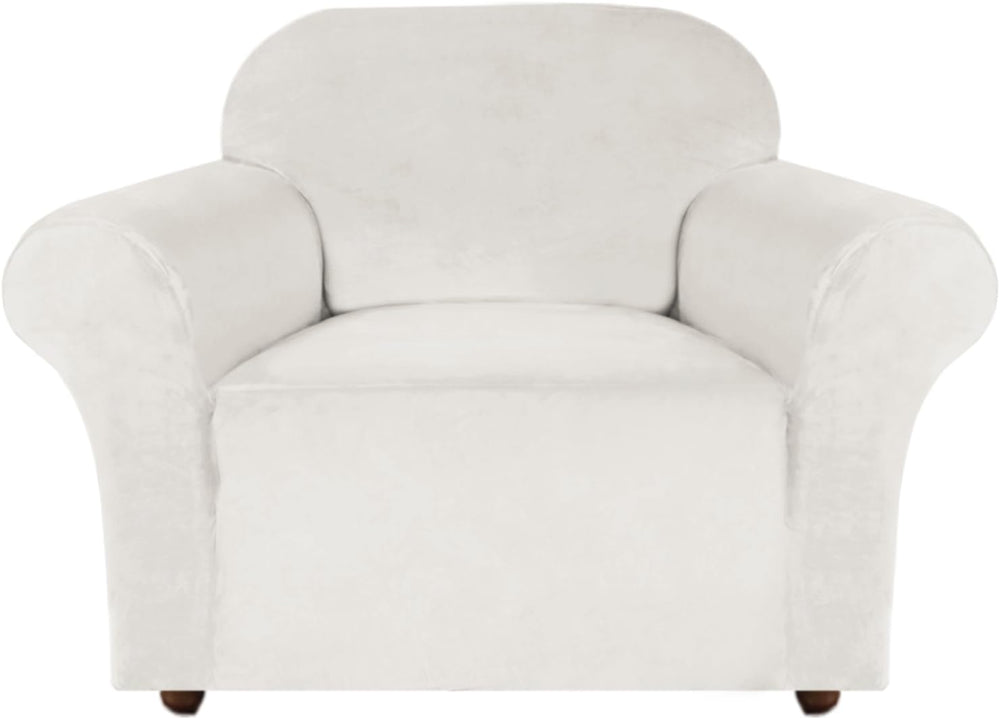 Turquoize Stretch Velvet Chair Cover Sofa Covers for Living Room Armchair Cov...