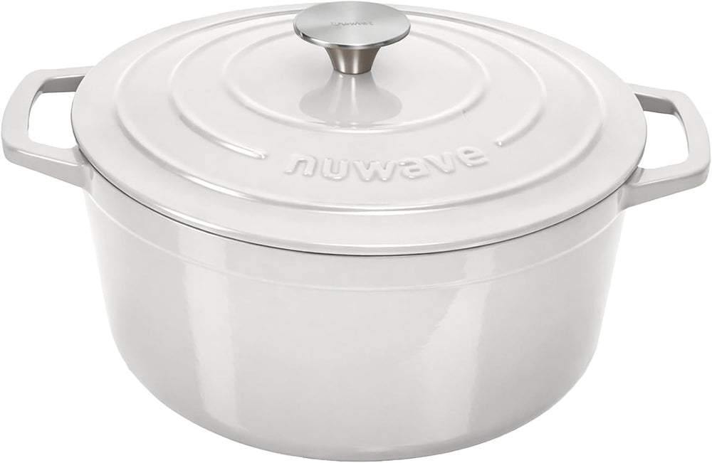 Nuwave 6QT Healthy Enameled Cast Iron Dutch Oven Pot