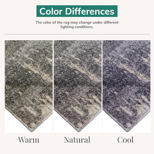 LUXE WEAVERS Modern Abstract Area Rug Gray 8x10