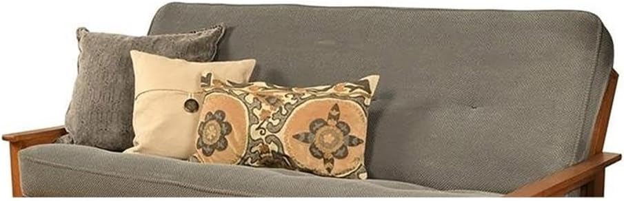 Kodiak Furniture 75" Traditional Full-Size Fabric Futon Mattress with Co...