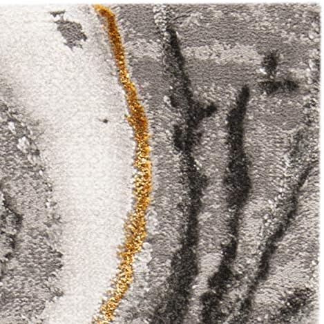 SAFAVIEH Craft Area Rug 6'7"x9', Modern Grey & Gold CFT819F