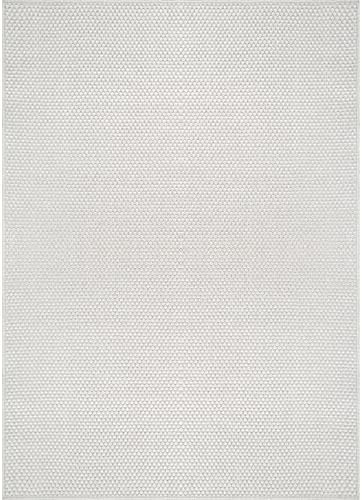 CAMILSON Easy Jute Rug 9x12, Large Indoor Outdoor Off-White Farmhouse Area Ru...
