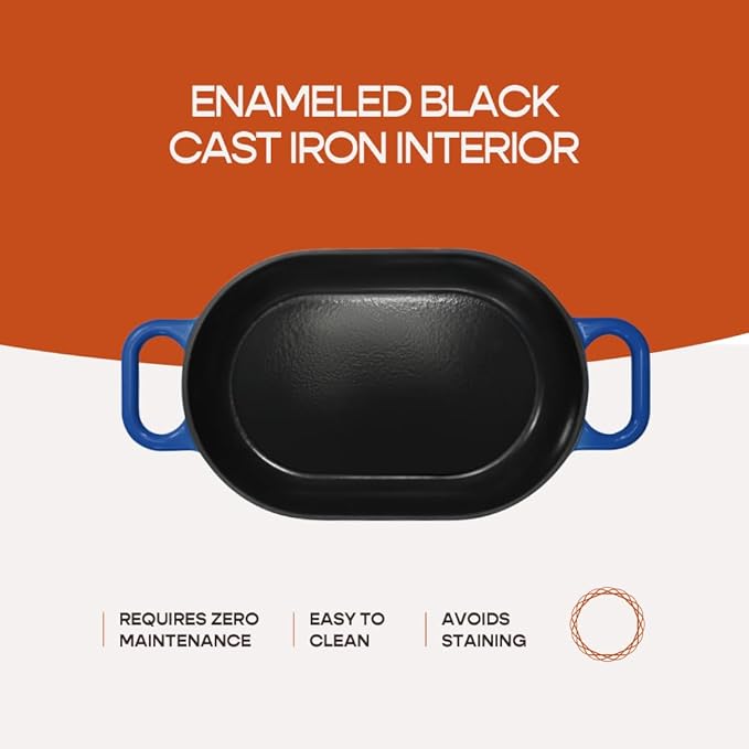 Krustic Enameled Cast Iron Dutch Oven