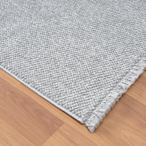LUXE WEAVERS Machine-Woven Stain-Resistant Area Rug Gray 6x9