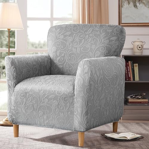 Stretch Modern Banquet Armchair Slipcover 1-Piece Accent Chair Covers with Ar...
