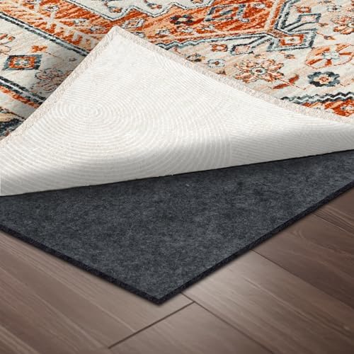 100% Waterproof Rug pad, 6x9 ft Area Rug Non-Slip Rug Pads, Carpet Pads for A...