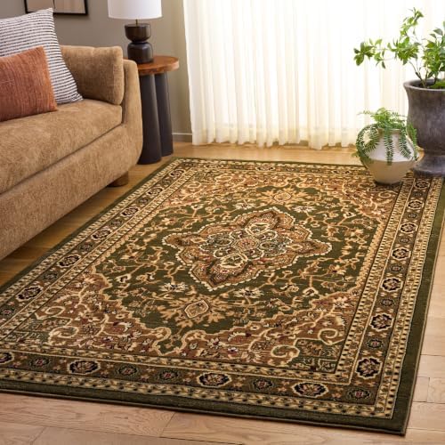 SAFAVIEH Lyndhurst Area Rug 6x9, Traditional Green LNH338Y