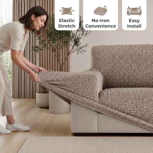 Premium Stretch Couch Covers for Sofa - Sofa Chair Cover Washable, Dogs &...