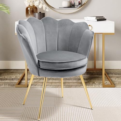 Czlolo Accent Chairs Set of 2 for Living Room, Velvet Upholstered Makeup Room...