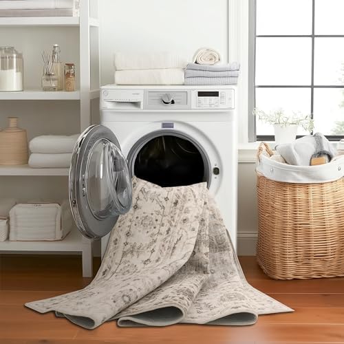 ReaLife Rugs Machine Washable Area Rug - Living Room Bedroom Bathroom Kitchen...