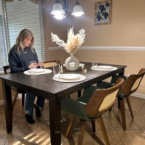Swivel Dining Chairs - Mid Century Modern Dining Chairs with Curved Arms | Er...