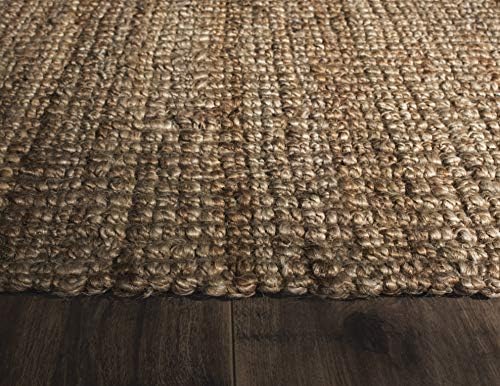 SAFAVIEH Natural Fiber Area Rug 6x9, Jute Knotted Natural NF447A