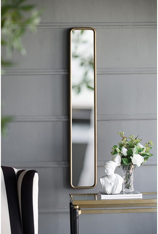 A&B Home Full Length Mirror - 47" x 8" Full Body Mirror with An...