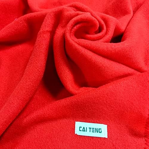 CAI TENG Fleece Throw Blankets Lightweight Warm Soft Cozy Pet-Friendly Bulk F...
