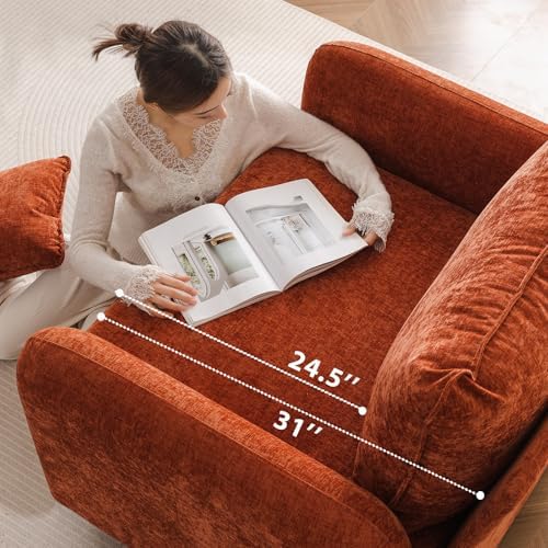 Rexulqo Oversized Accent Chair with All Seats Storage,Comfy Living Room Chair...
