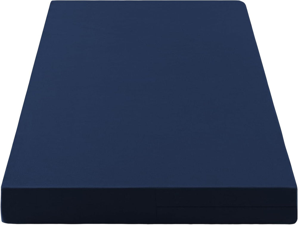 Futon Mattress Cover for Traditional Japanese Futon,Twin, Navy