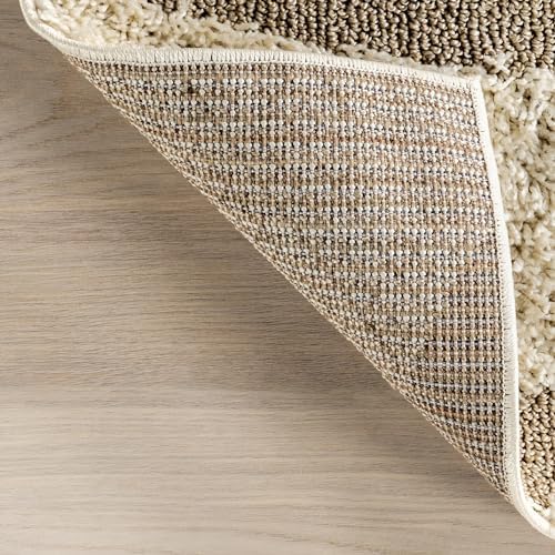 nuLOOM Carolyn Cream Abstract Power Loomed Area Rug, 5' x 8'