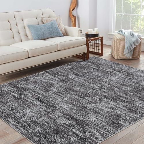 RUGSREAL Washable Rug 10x13 for Living Room Modern Abstract Area Rug Non-Slip...
