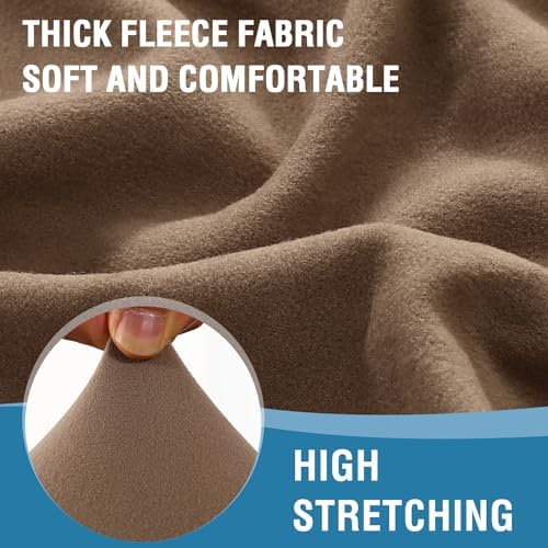 H.VERSAILTEX Fleece Chair Cover Stretch Cushion Covers for Couches and Sofas ...