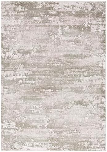 SAFAVIEH Meadow Collection Area Rug - 6' x 9', Beige & Sage, Mode...