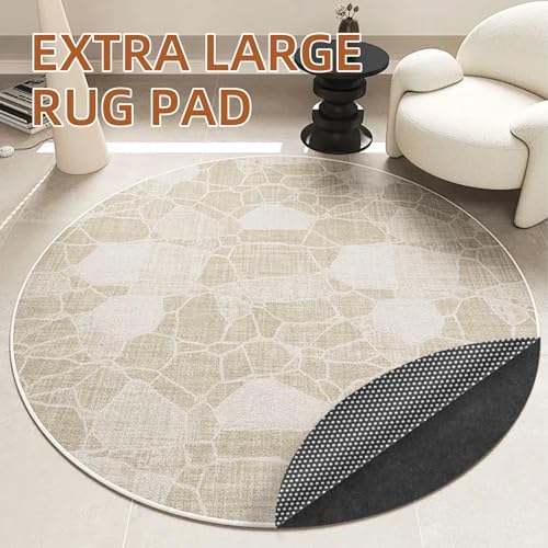 Waterproof Non-Slip Rug Pad, Round 7 Ft Carpet Pads for Large Area Rugs 1/8&q...
