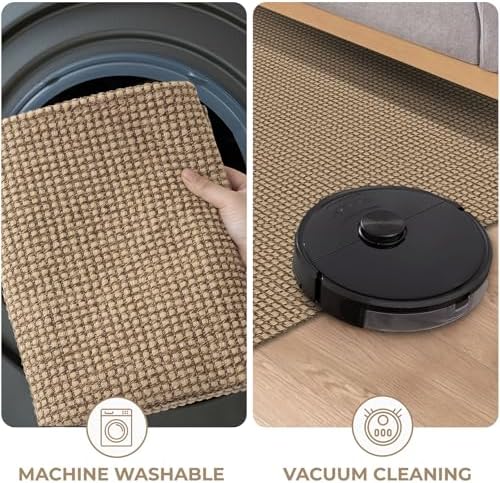 KOZYFLY Boho Area Rug Runner Sets of 2Pcs 2x6 and 3x5 Washable Entry Rugs Non...