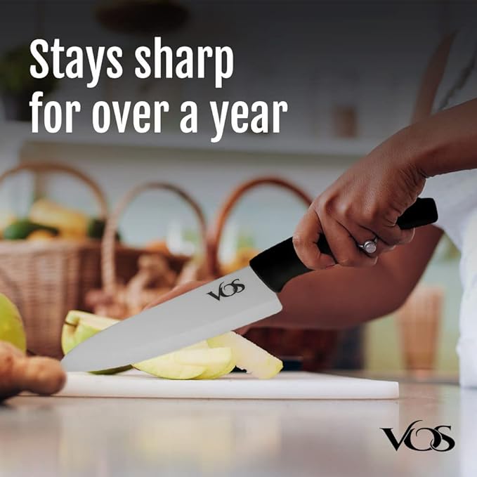 Vos Ceramic Knife with Peeler, Knives Set