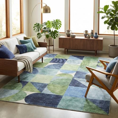 ReaLife Rugs Machine Washable Indoor Outdoor - Mat Rug Foldable Printed Thin ...