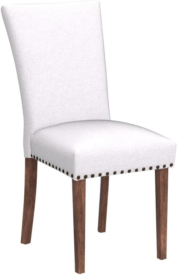 Parsons Dining Chairs Set of 4, Upholstered Nailhead Dining Room Kitchen Side...