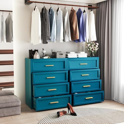 Washsemba Metal 4 Drawer Dresser,15.8" D x 31.5" W x 39.25" H,...