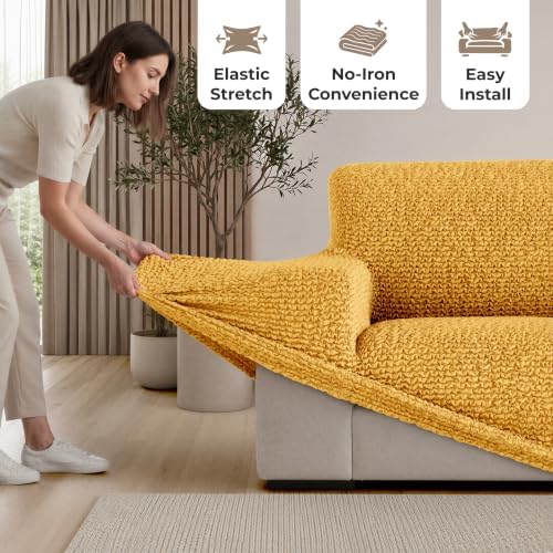 Premium Stretch Couch Covers for Sofa - Sofa Chair Cover Washable, Dogs &...