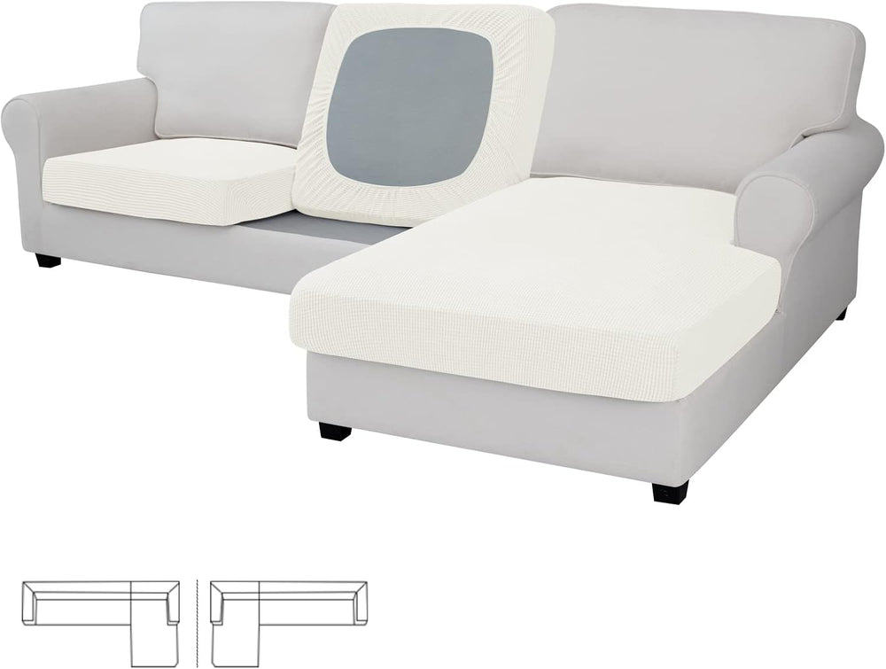 Easy-Going Stretch 3 Pieces Couch Cushion Covers