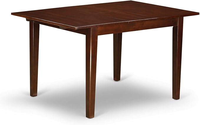 East West Furniture NOML5-MAH-LC 5 Piece Dinette Set for 4 Includes a Rectang...