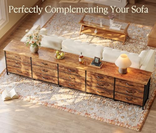 Huuger 94.5 Inch Extra Long Dresser for Bedroom, Large Dresser for Closet