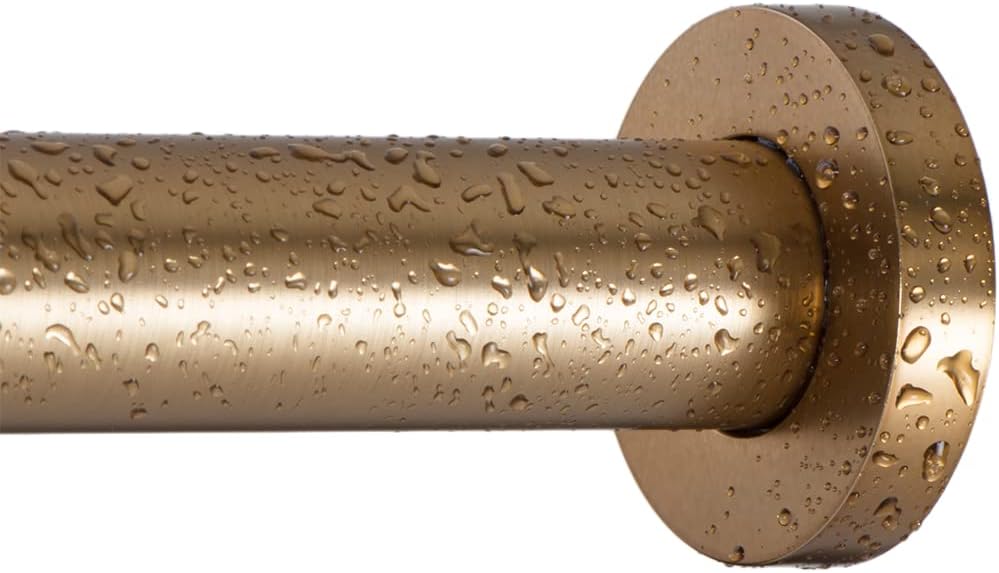 Ivilon Shower Tension Curtain Rod - Adjustable Spring Tension Rod for Shower ...