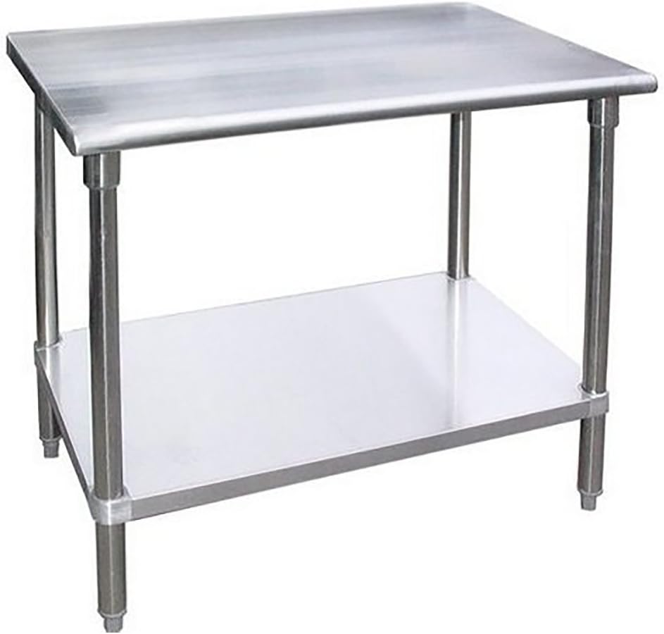 Stainless Steel Work Table Food Prep Worktable Restaurant Supply 18" x 3...