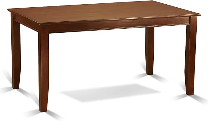 East West Furniture DUAB5-MAH-18 5 Piece Dining Set Includes a Rectangle Dini...