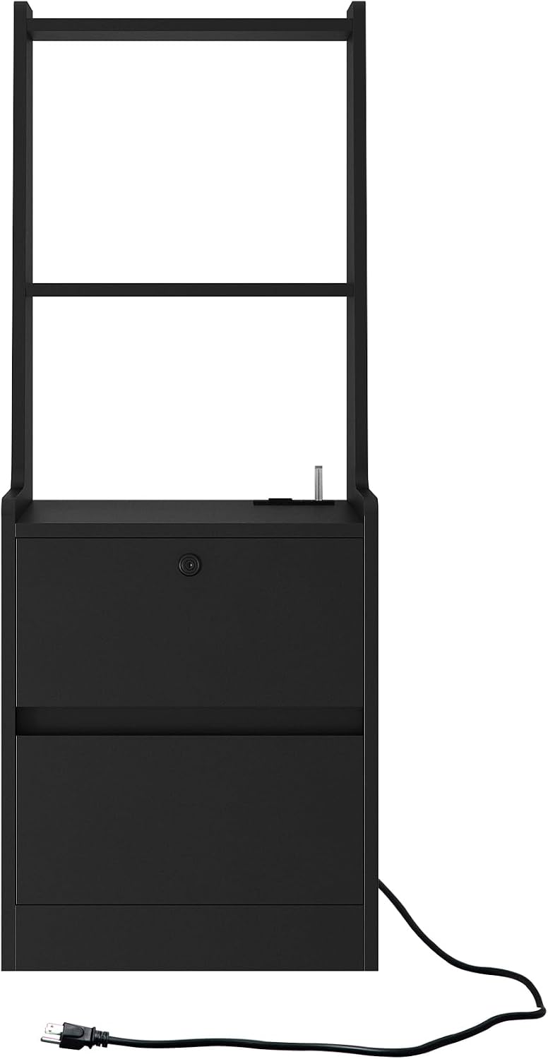 TERRUPEXSmart Nightstand with Wireless Charger & Voice Control Night Ligh...